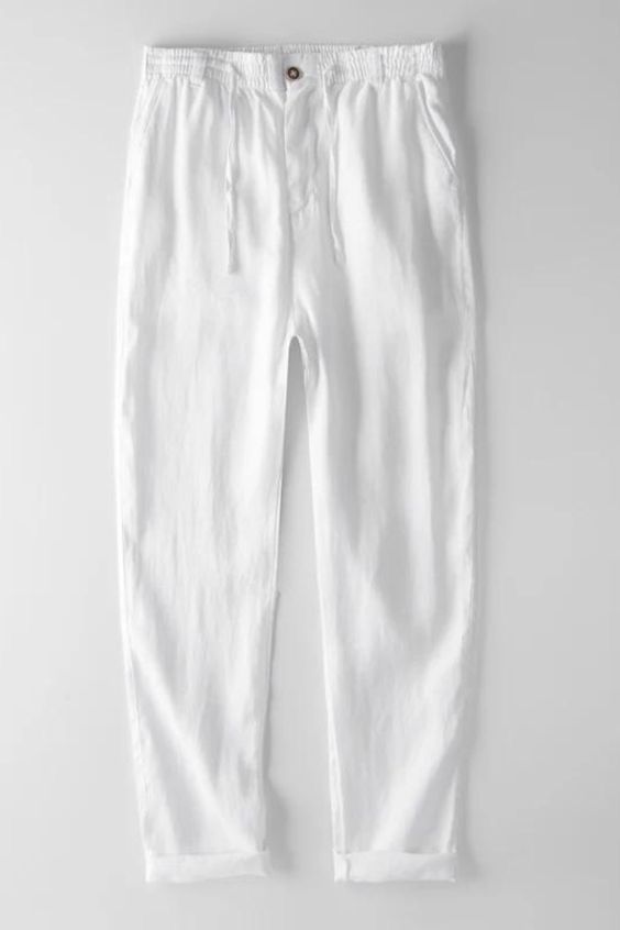 SET OF 3 LINEN PANTS AT 1199