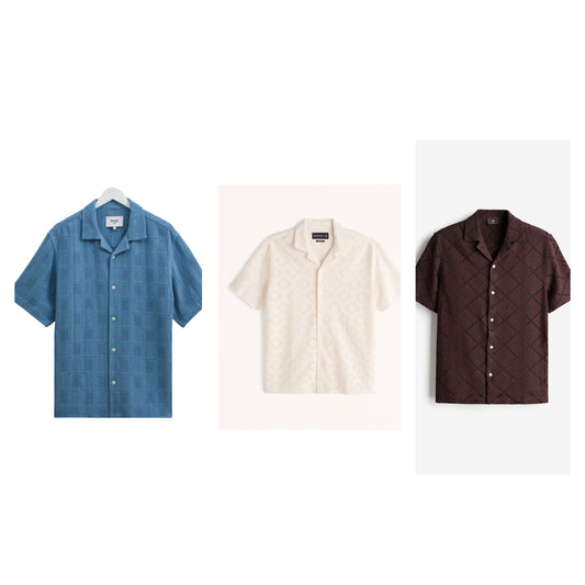 SET OF 3 LINEN SHIRTS AT 1199